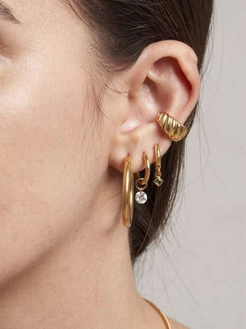 Dorose schmuck model show earrings earcuff