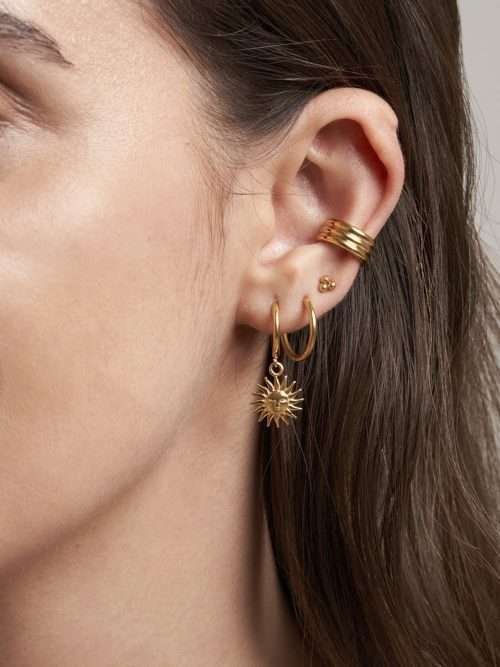 Dorose schmuck model show earrings earcuff